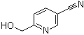 structure of CAS# 31795-61-6, 6-Hydroxymethylpyridine-3-carbonitrile;(5-Cyano-pyridin-2-yl)methanol; 6-Hydroxymethylnicotinonitrile