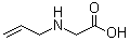 N-(2-丙烯基)甘氨酸分子结构 (CAS 3182-77-2)