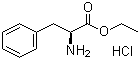 structure of CAS# 3182-93-2, Ethyl L-phenylalaninate hydrochloride;L-Phenylalanine ethyl ester hydrochloride; Ethyl 2-amino-3-phenylpropanoate hydrochloride