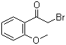 结构式 CAS# 31949-21-0, 2-溴-2'-甲氧基苯乙酮