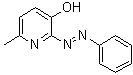 structure of CAS# 31993-01-8, 6-Methyl-2-(2-phenyldiazenyl)-3-pyridinol;3-Hydroxy-6-methyl-2-phenylazopyridine; SIB 1757