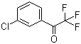 structure of CAS# 321-31-3, 3'-Chloro-2,2,2-trifluoroacetophenone;1-(3-Chlorophenyl)-2,2,2-trifluoroethanone