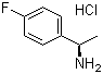 structure of CAS# 321318-42-7, (R)-1-(4-Fluorophenyl)ethylamine hydrochloride
