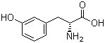structure of CAS# 32140-49-1, (R)-2-Amino-3-(3-hydroxyphenyl)propanoic acid