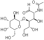 结构式 CAS# 32181-59-2, N-乙酰基乳糖胺