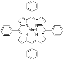 structure of CAS# 32195-55-4, 5,10,15,20-Tetraphenyl-21H,23H-porphine manganese(III) chloride;Chloride ionophore I