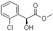 structure of CAS# 32345-60-1, (S)-(+)-2-Chloromandelic acid methyl ester;(S)-2-Chloro-alpha-hydroxybenzeneacetic acid methyl ester