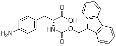 结构式 CAS# 324017-21-2, 4-氨基-N-[芴甲氧羰基]-D-苯丙氨酸