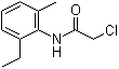 2'-Ethyl-6'-methyl-2-chloroacetanilide molecular structure (CAS 32428-71-0)