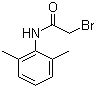 structure of CAS# 32433-61-7, 2-Bromo-N-(2,6-dimethylphenyl)acetamide;2-Bromo-2',6'-dimethylacetanilide; N-Bromoacetyl-2,6-dimethylaniline