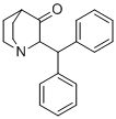 structure of CAS# 32531-66-1, 2-Benzhydrylquinuclidin-3-one