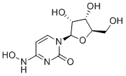 structure of CAS# 3258-02-4, N4-Hydroxycytidine;1-[(2R,3R,4S,5R)-3,4-dihydroxy-5-(hydroxymethyl)oxolan-2-yl]-4-(hydroxyamino)pyrimidin-2-one