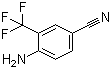 2-Amino-5-cyanobenzotrifluoride molecular structure (CAS 327-74-2)