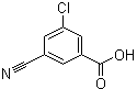 structure of CAS# 327056-71-3, 3-Chloro-5-cyanobenzoic acid