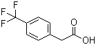 结构式 CAS# 32857-62-8, 4-三氟甲基苯乙酸; 对三氟甲基苯乙酸