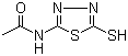 结构式 CAS# 32873-56-6, 2-乙酰氨基-5-巯基-1,3,4-噻二唑