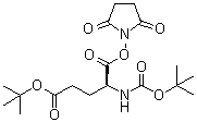 (4S)-4-[[(1,1-Dimethylethoxy)carbonyl]amino]-5-[(2,5-dioxo-1-pyrrolidinyl)oxy]-5-oxopentanoic acid 1,1-dimethylethyl ester molecular structure (CAS 32886-55-8)