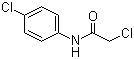 structure of CAS# 3289-75-6, N-(4-Chlorophenyl)-2-chloroacetamide