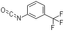 structure of CAS# 329-01-1, 3-(Trifluoromethyl)phenyl isocyanate;alpha,alpha,alpha-Trifluoro-3-tolyl isocyanate