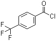 structure of CAS# 329-15-7, 4-(Trifluoromethyl)benzoyl chloride;alpha,alpha,alpha-Trifluoro-o-toluoyl chloride