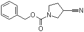(R)-1-N-Cbz-3-氰基吡咯烷分子结构 (CAS 329012-80-8)