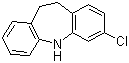 structure of CAS# 32943-25-2, 3-Chloro-10,11-dihydro-5H-dibenzo[b,f]azepine