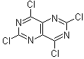 结构式 CAS# 32980-71-5, 2,4,6,8-四氯嘧啶并[5,4-d]嘧啶