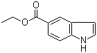 structure of CAS# 32996-16-0, Ethyl indole-5-carboxylate;Indole-5-carboxylic acid ethyl ester