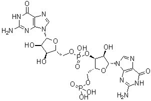 5'-O-Phosphorylguanylyl-(3'→5')-guanosine molecular structure (CAS 33008-99-0)
