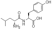 structure of CAS# 3303-29-5, D-Leucyl-L-tyrosine;D-Leucyltyrosine; NSC 522847