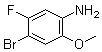 结构式 CAS# 330794-03-1, 4-溴-5-氟-2-甲氧基苯胺