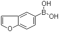 结构式 CAS# 331834-13-0, 苯并[b]呋喃-5-硼酸; 苯并呋喃-5-硼酸