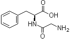 structure of CAS# 3321-03-7, N-Glycyl-L-phenylalanine;N-Glycylphenylalanine; NSC 88881