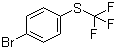 structure of CAS# 333-47-1, 1-Bromo-4-trifluoromethylthiobenzene;1-Bromo-4-(trifluoromethylthio)benzene; 1-Bromo-4-[(trifluoromethyl)sulfanyl]benzene