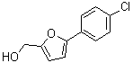 5-(4-Chlorophenyl)furfuryl alcohol molecular structure (CAS 33342-29-9)