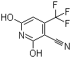 2,6-Dihydroxy-4-(trifluoromethyl)nicotinonitrile molecular structure (CAS 3335-46-4)