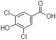 structure of CAS# 3336-41-2, 3,5-Dichloro-4-hydroxybenzoic acid