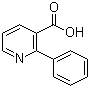 structure of CAS# 33421-39-5, 2-Phenylnicotinic acid;2-Phenylpyridine-3-carboxylic acid