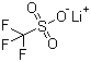 structure of CAS# 33454-82-9, Lithium trifluoromethanesulfonate;Lithium triflate