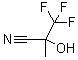 2-三氟甲基-2-羟基丙腈分子结构 (CAS 335-08-0)