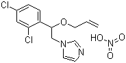 抑霉唑硝酸盐分子结构 (CAS 33586-66-2)