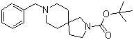 结构式 CAS# 336191-16-3, 8-苄基-2,8-二氮杂螺[4.5]癸烷-2-羧酸叔丁酯