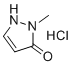 1-Methyl-1H-pyrazol-5-ol hydrochloride molecular structure (CAS 33641-16-6)