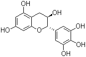 structure of CAS# 3371-27-5, (-)-Gallocatechin;(2S)-3,4-Dihydro-2-(3,4,5-trihydroxyphenyl)-2H-1-benzopyran-3,5,7-triol