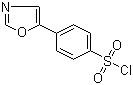 结构式 CAS# 337508-66-4, 4-(1,3-恶唑-5-基)苯磺酰氯