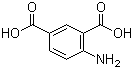 structure of CAS# 33890-03-8, 4-Amino-1,3-benzenedicarboxylic acid;4-Aminobenzene-1,3-dicarboxylic acid; 4-Aminoisophthalic acid; 5-Carboxyanthranilic acid
