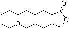 11-Oxahexadecan-16-olide molecular structure (CAS 3391-83-1)