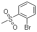 1-Bromo-2-(methylsulfonyl)benzene molecular structure (CAS 33951-33-6)