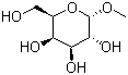 Methyl alpha-D-galactopyranoside molecular structure (CAS 3396-99-4)