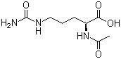 结构式 CAS# 33965-42-3, N-乙酰-L-瓜氨酸